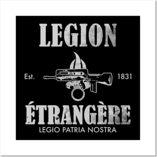 French Foreign Legion (distressed) Posters and Art